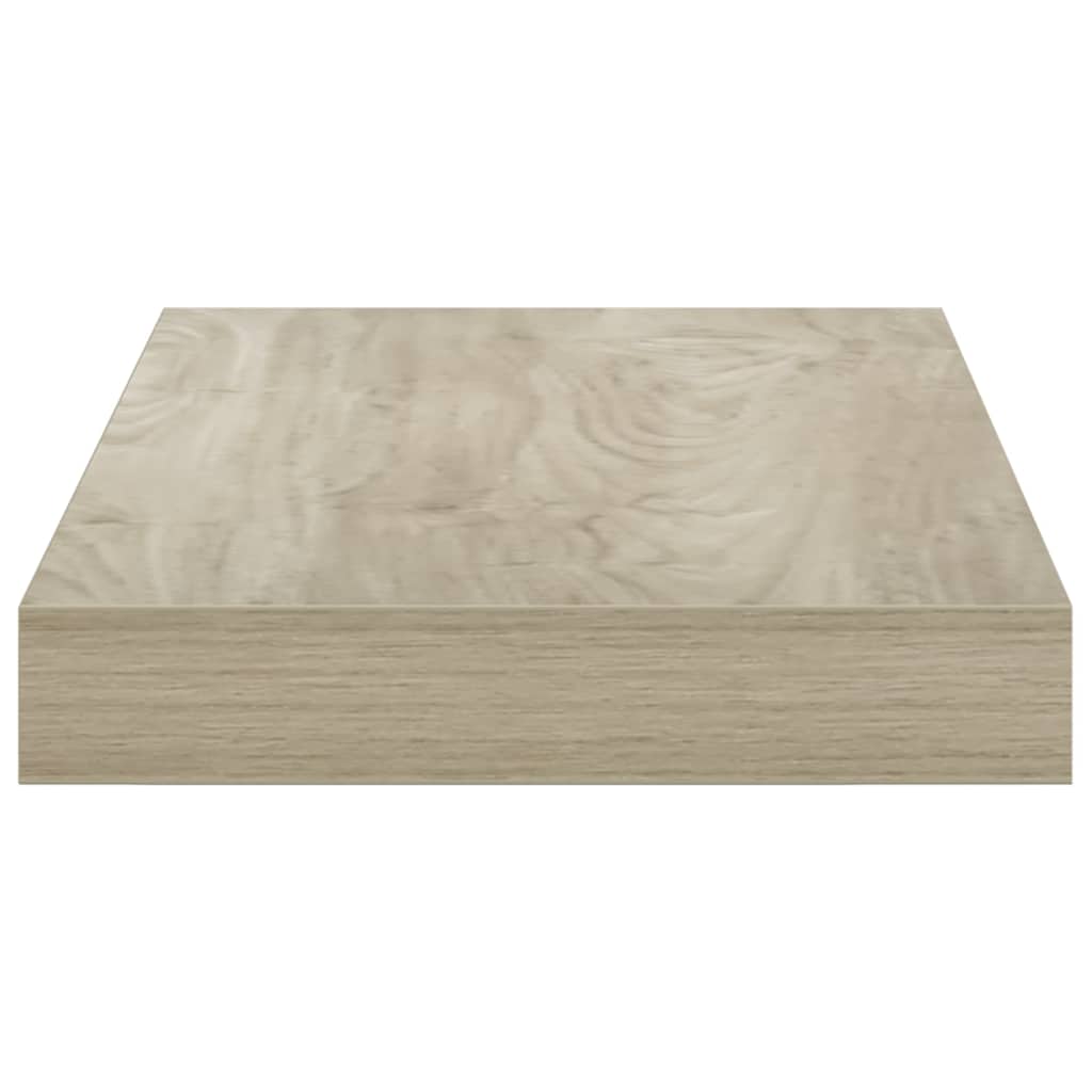 Piekaramie sienas plaukti, 2 gab., ozolkoka, 40x23x3,8 cm, MDF