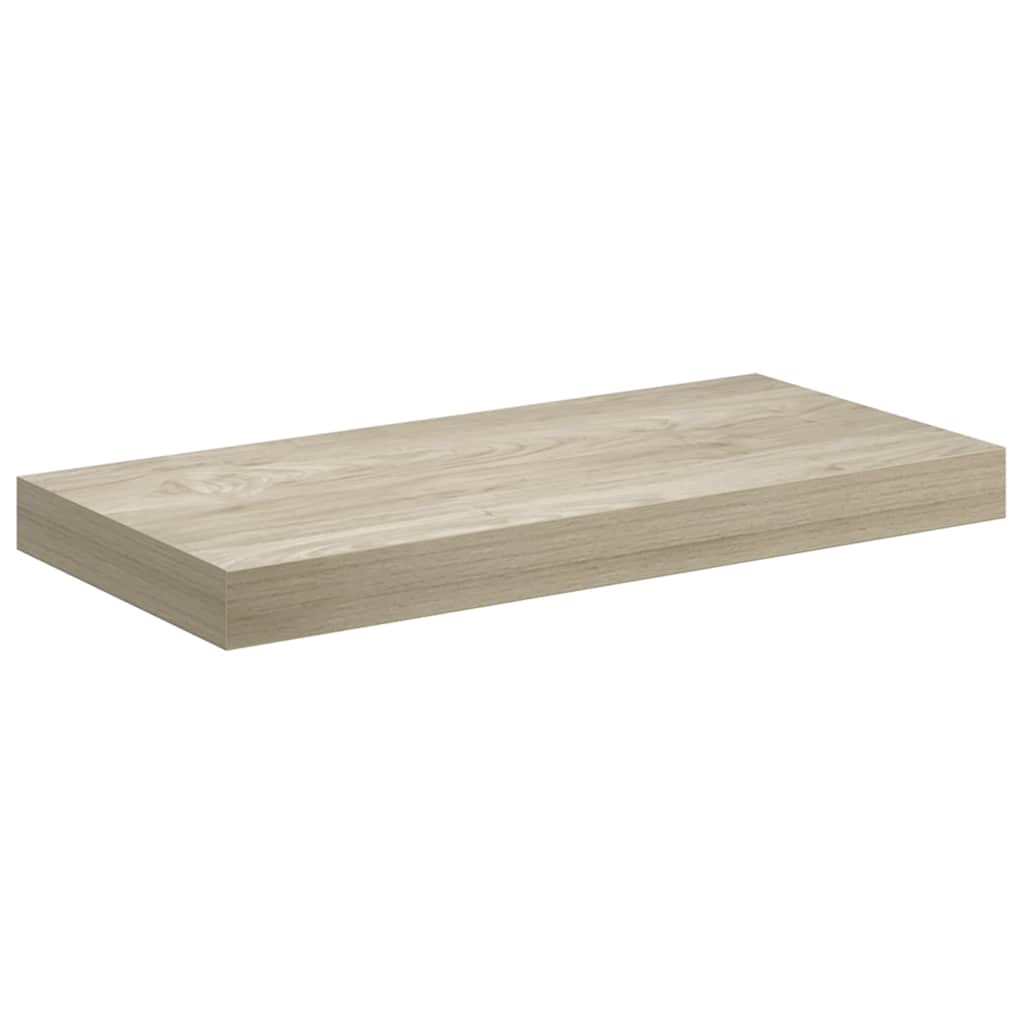 Pakabinama sieninė lentyna, ąžuolo spalvos, 50x23,5x3,8cm, MDF