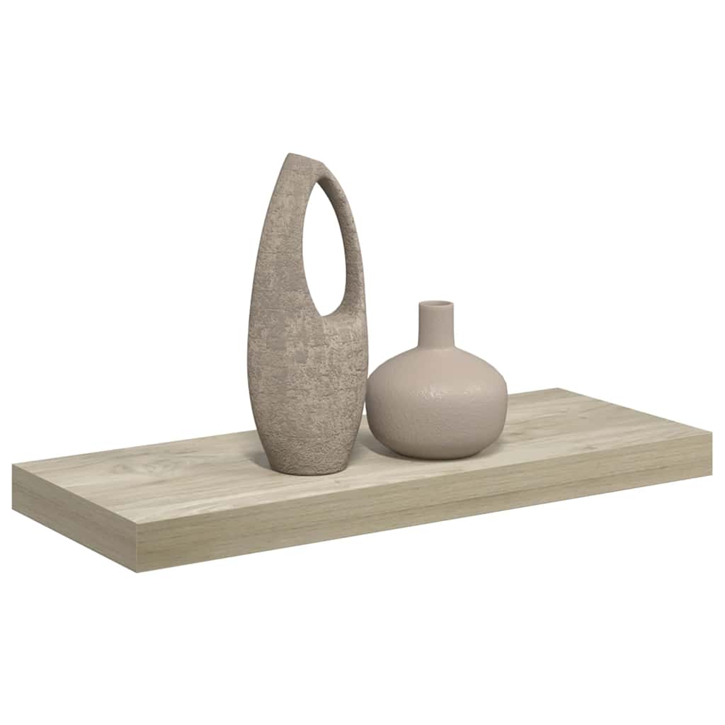 Piekaramais sienas plaukts, ozols, 60x23,5x3,8cm, MDF