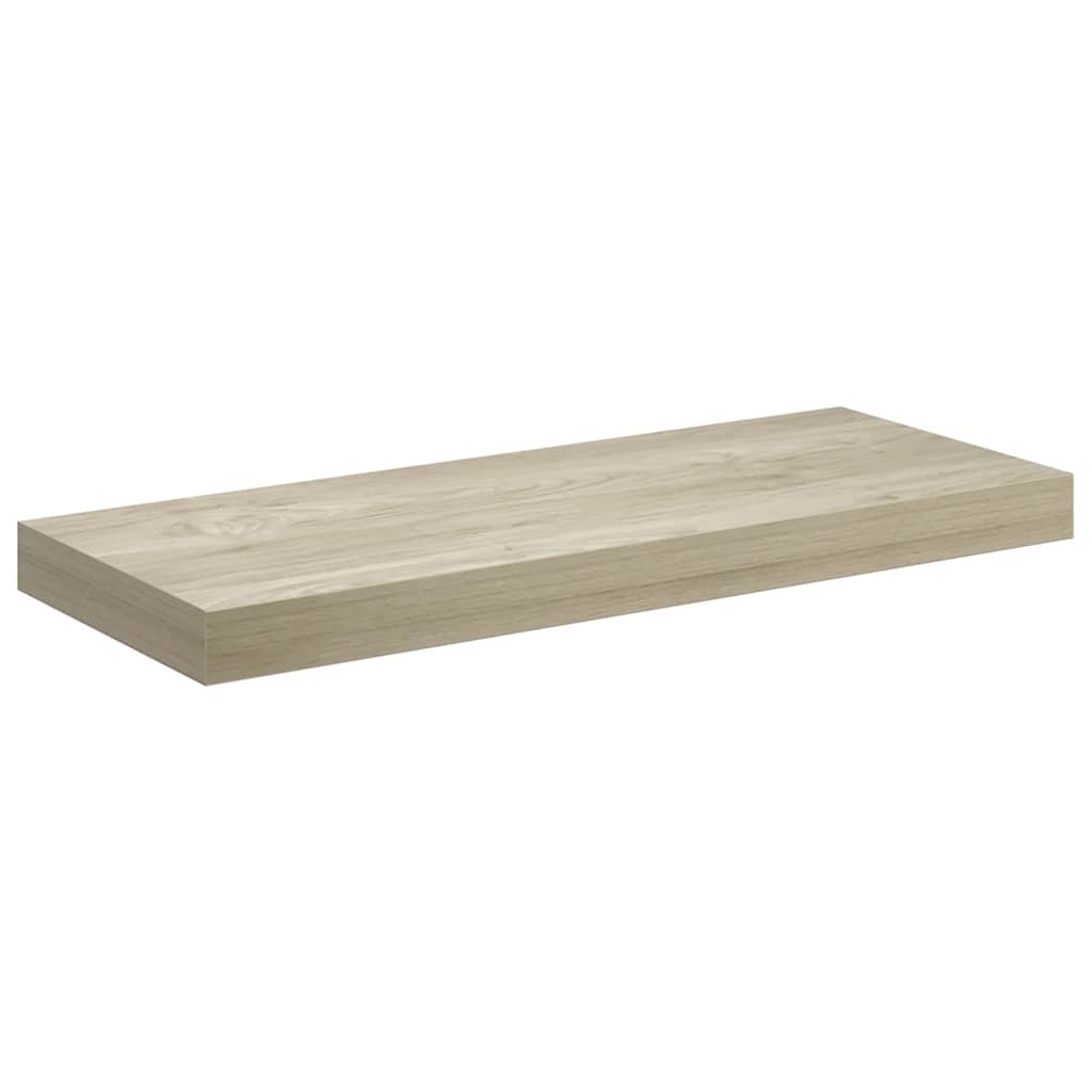 Pakabinamos lentynos, 4vnt., ąžuolo, 60x23,5x3,8cm, MDF