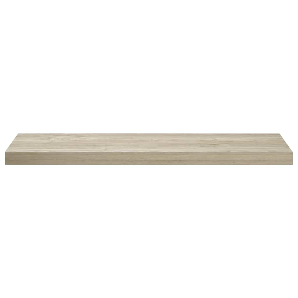 Pakabinamos lentynos, 2vnt., ąžuolo spalvos, 90x23,5x3,8cm, MDF