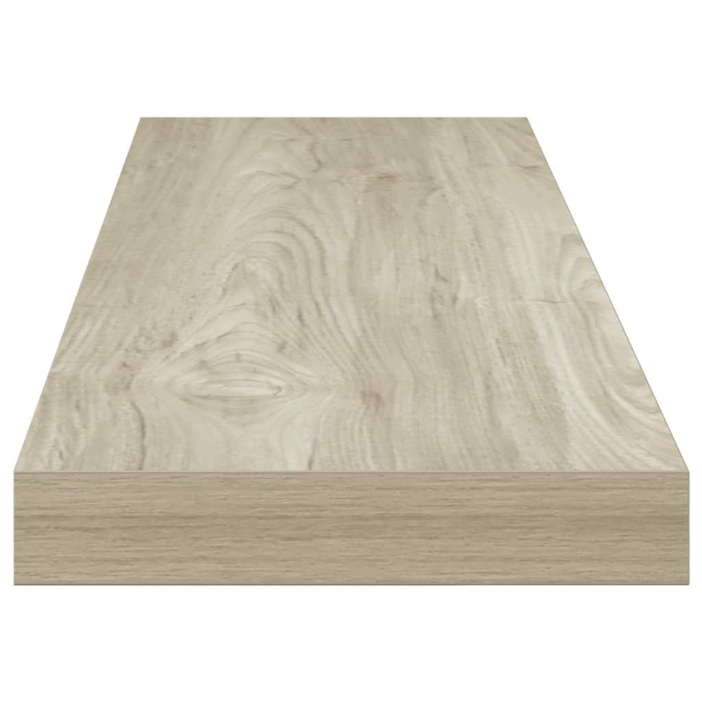 Pakabinamos lentynos, 2vnt., ąžuolo spalvos, 90x23,5x3,8cm, MDF