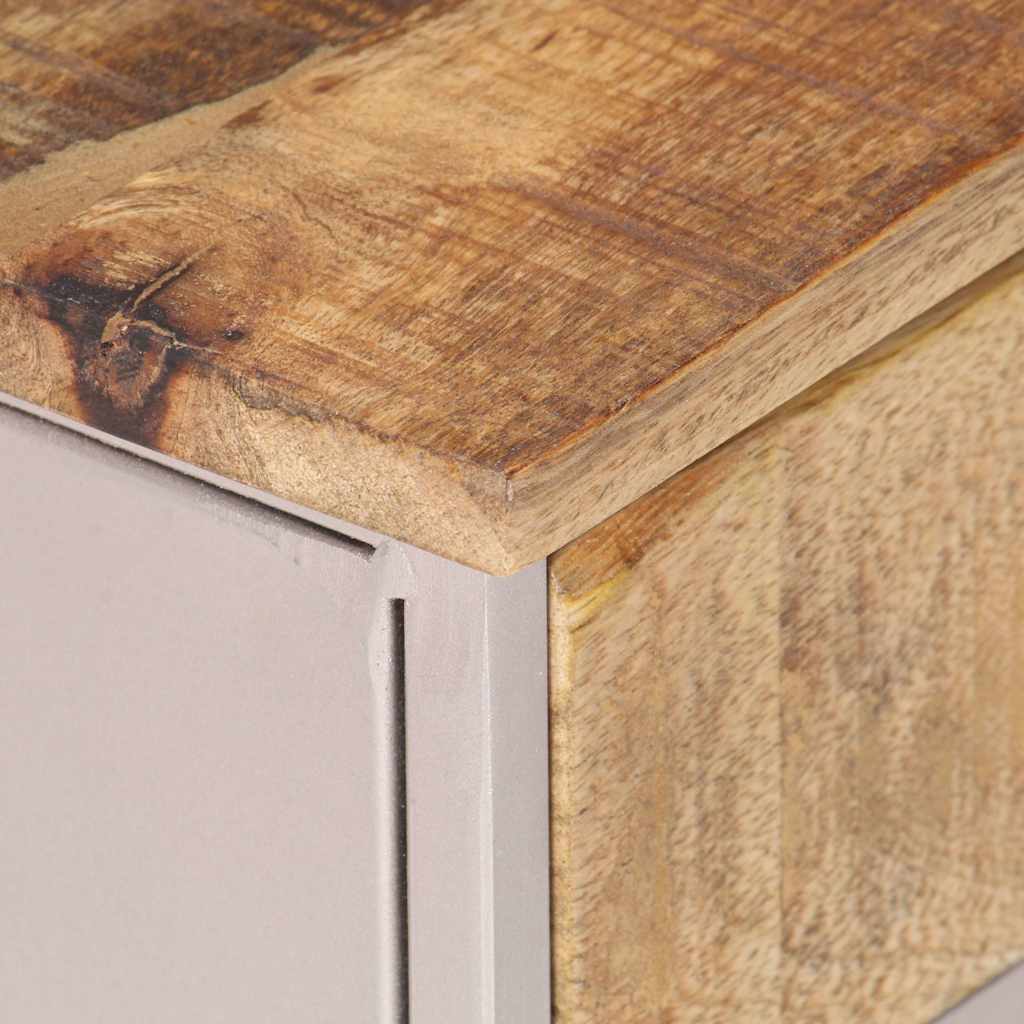 Nightstand, 40x30x50cm, untreated mango wood