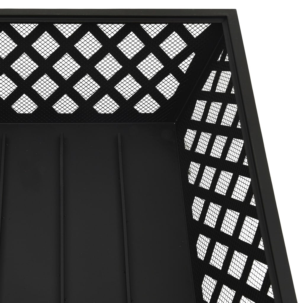 Fire pit with poker, 64cm, steel, XXL