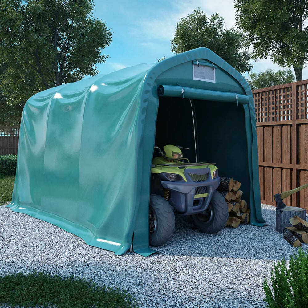Tent garage ZION, green, 2.4x3.6m