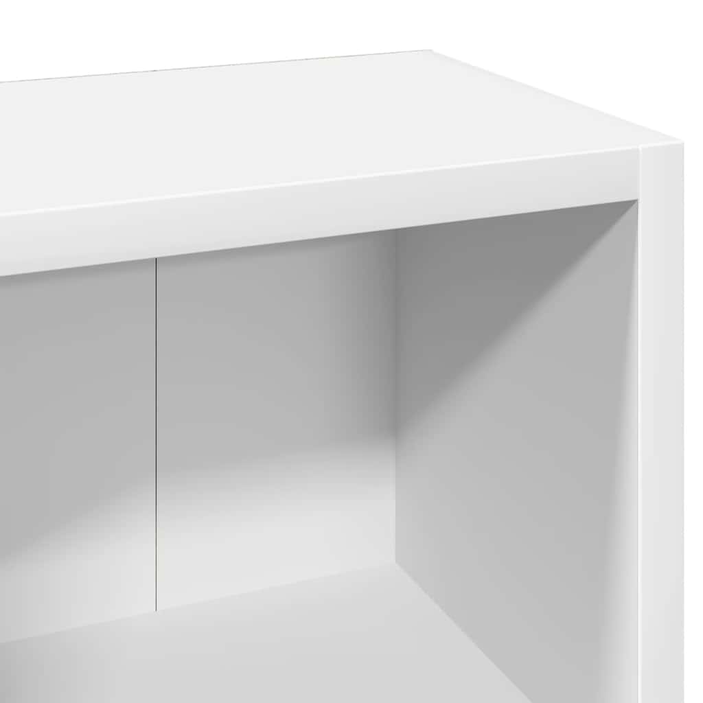 CD cabinets, 2 pcs., white, 21x16x93.5cm, chipboard