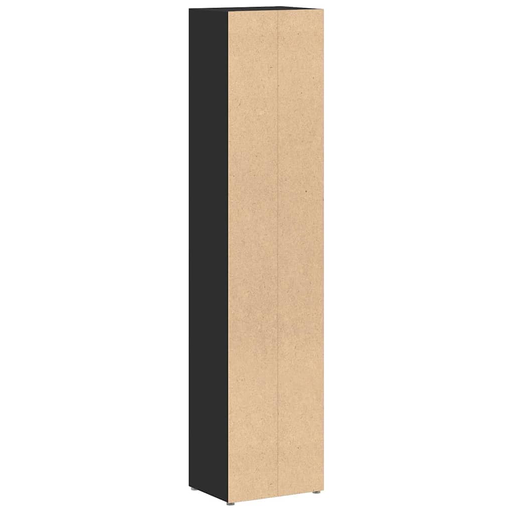 Spintelės kompaktiniam diskam, 2vnt., juodos, 21x16x93,5cm, MDP