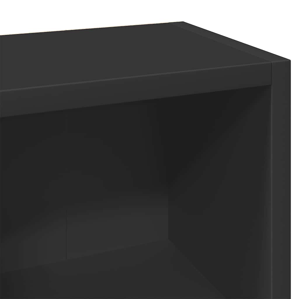 Spintelės kompaktiniam diskam, 2vnt., juodos, 21x16x93,5cm, MDP