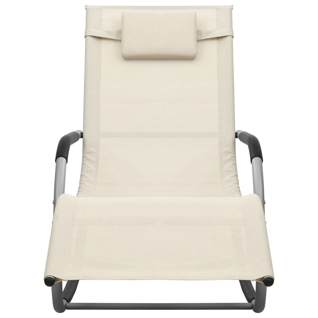 Saulės gultai, 2vnt., kreminės ir pilkos spalvos, tekstilenas