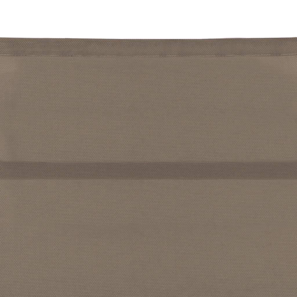 Saulės gultas, taupe spalvos, aliuminis ir tekstilenas