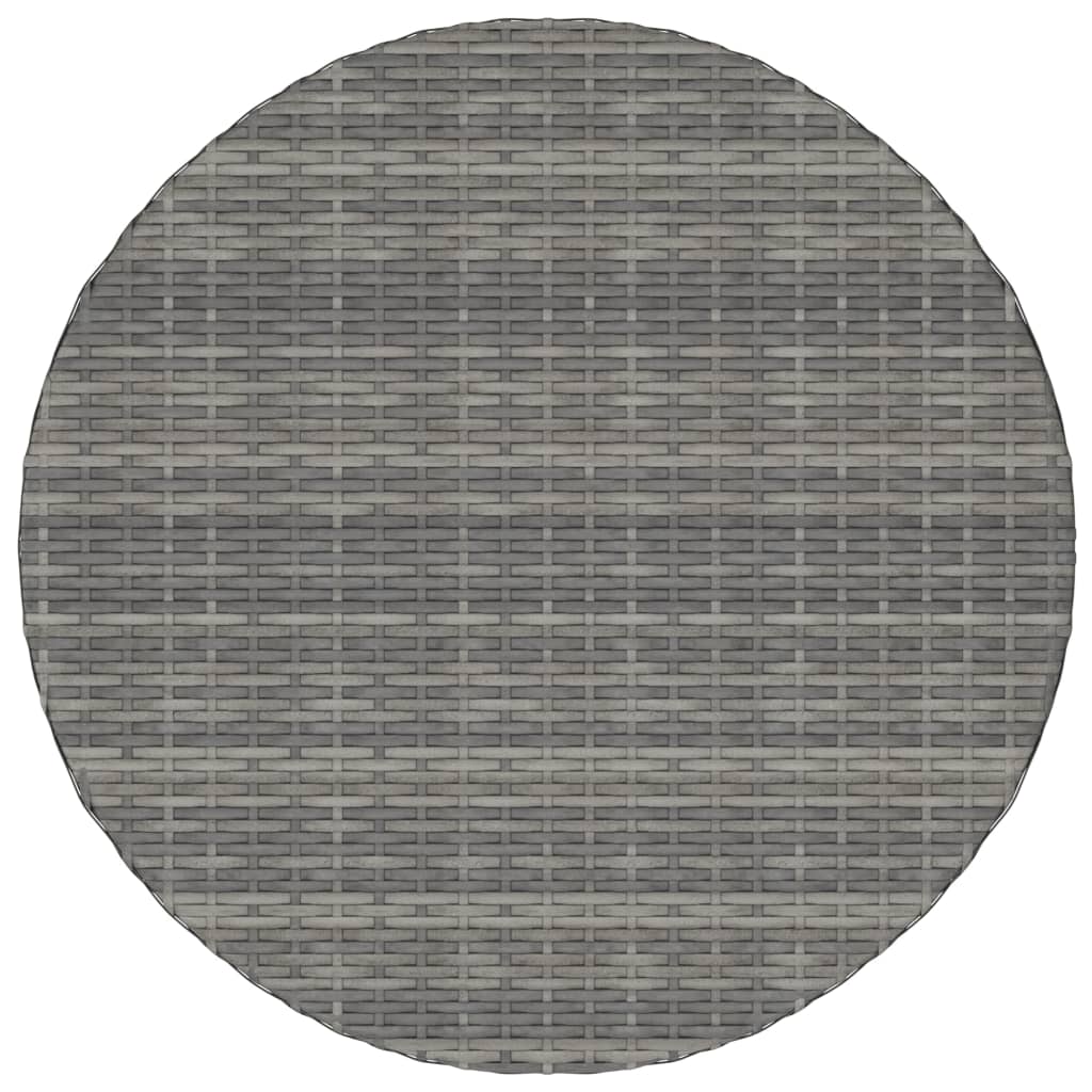 Dārza galds, pelēks, 70x70x73cm, polirotangs