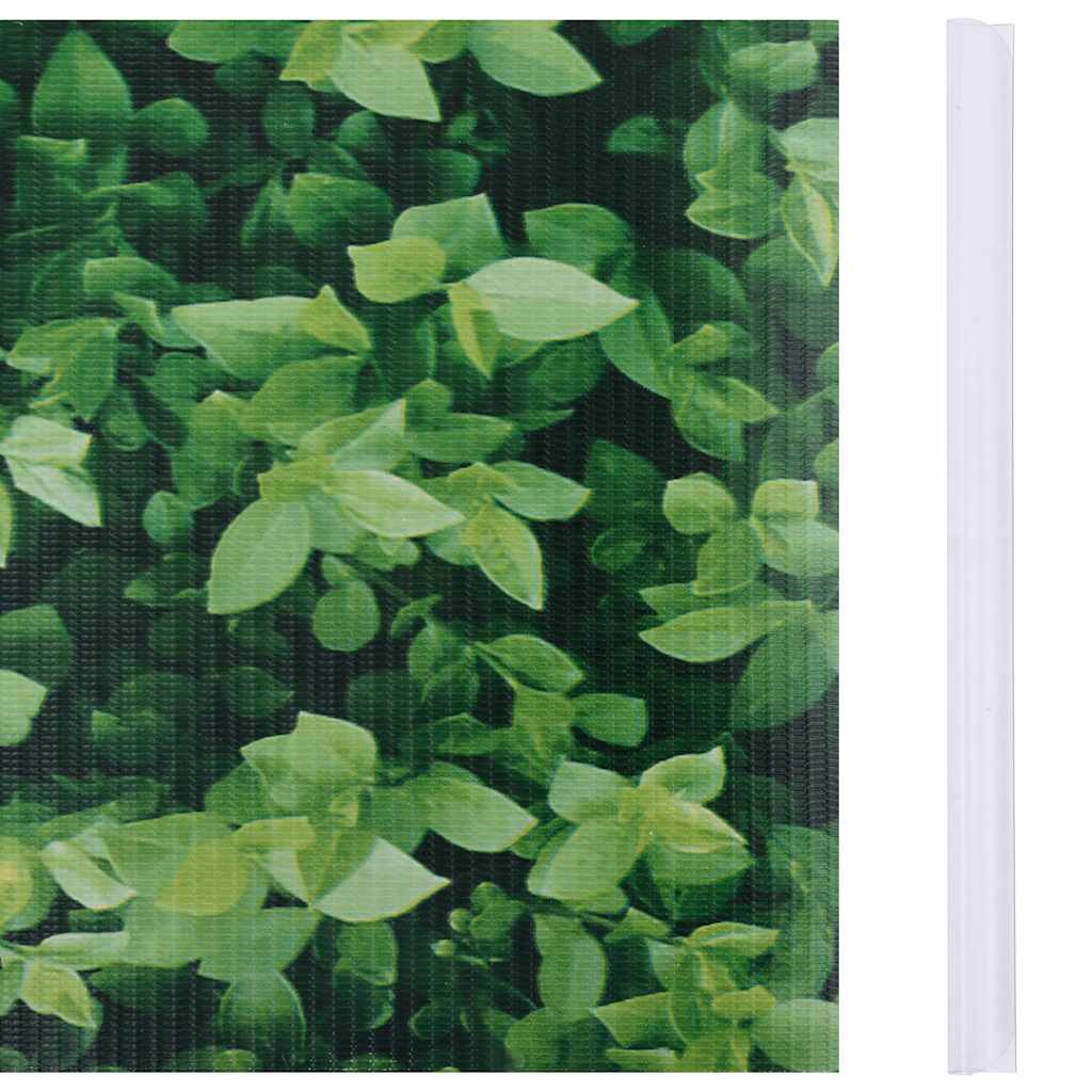 Privatumo suteikianti sodo pertvara, žalia, 35x0,19m, PVC