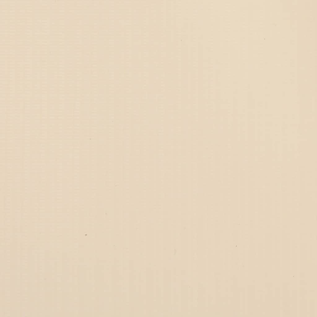 Privātuma dārza sēta, krēmkrāsas, 35x0,19m, PVC