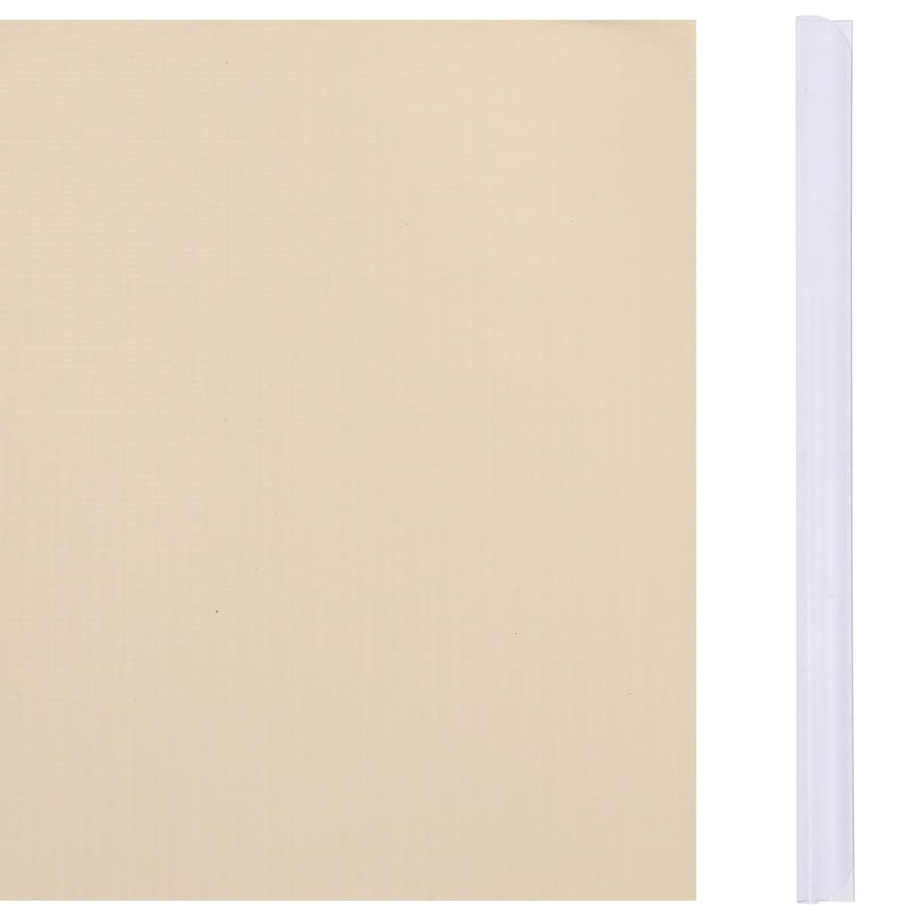 Privatumo suteikianti sodo pertvara, kreminė, 70x0,19m, PVC