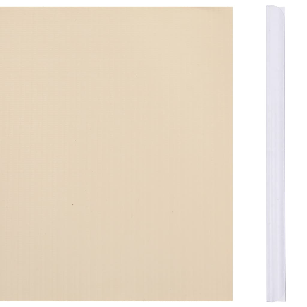 Privātuma nodrošinoši pārsegumi, 4 gab., krēmkrāsā, 35x0,19 m, PVC