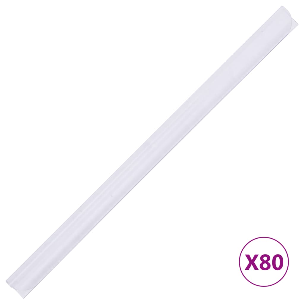 Privātuma nodrošinoši pārsegumi, 4 gab., krēmkrāsā, 35x0,19 m, PVC