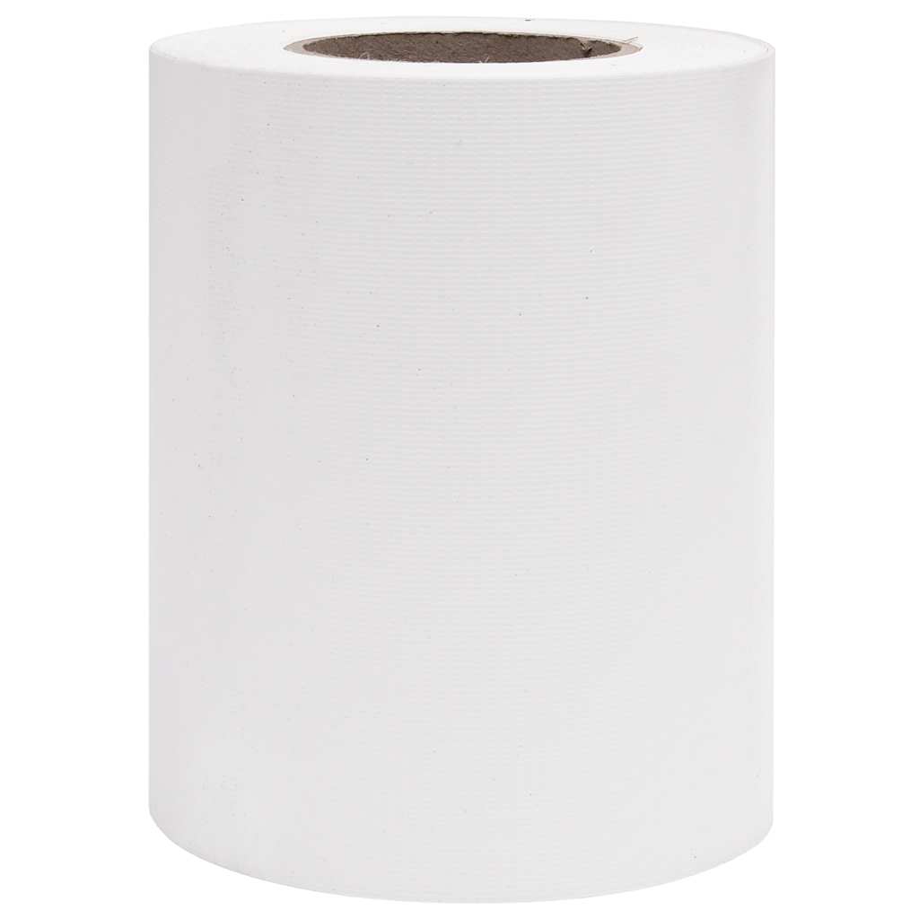 Dārza privātuma žogs, balts, 35x0,19 m, PVC