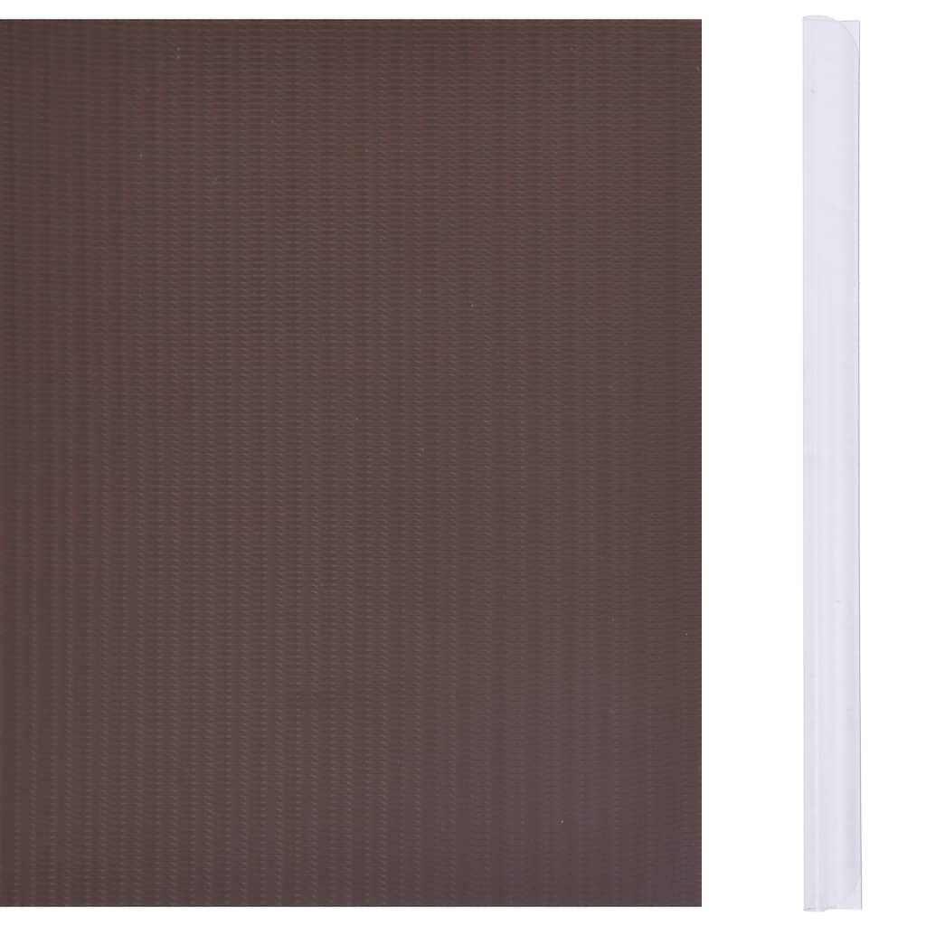 Garden Privacy Screen, brown, 35x0.19m, PVC
