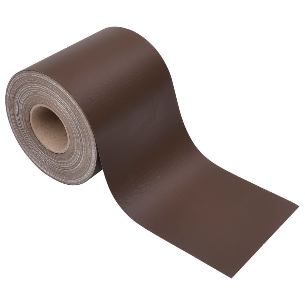 Garden Privacy Screen, brown, 35x0.19m, PVC