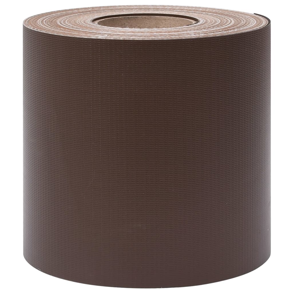 Garden Privacy Screen, brown, 35x0.19m, PVC