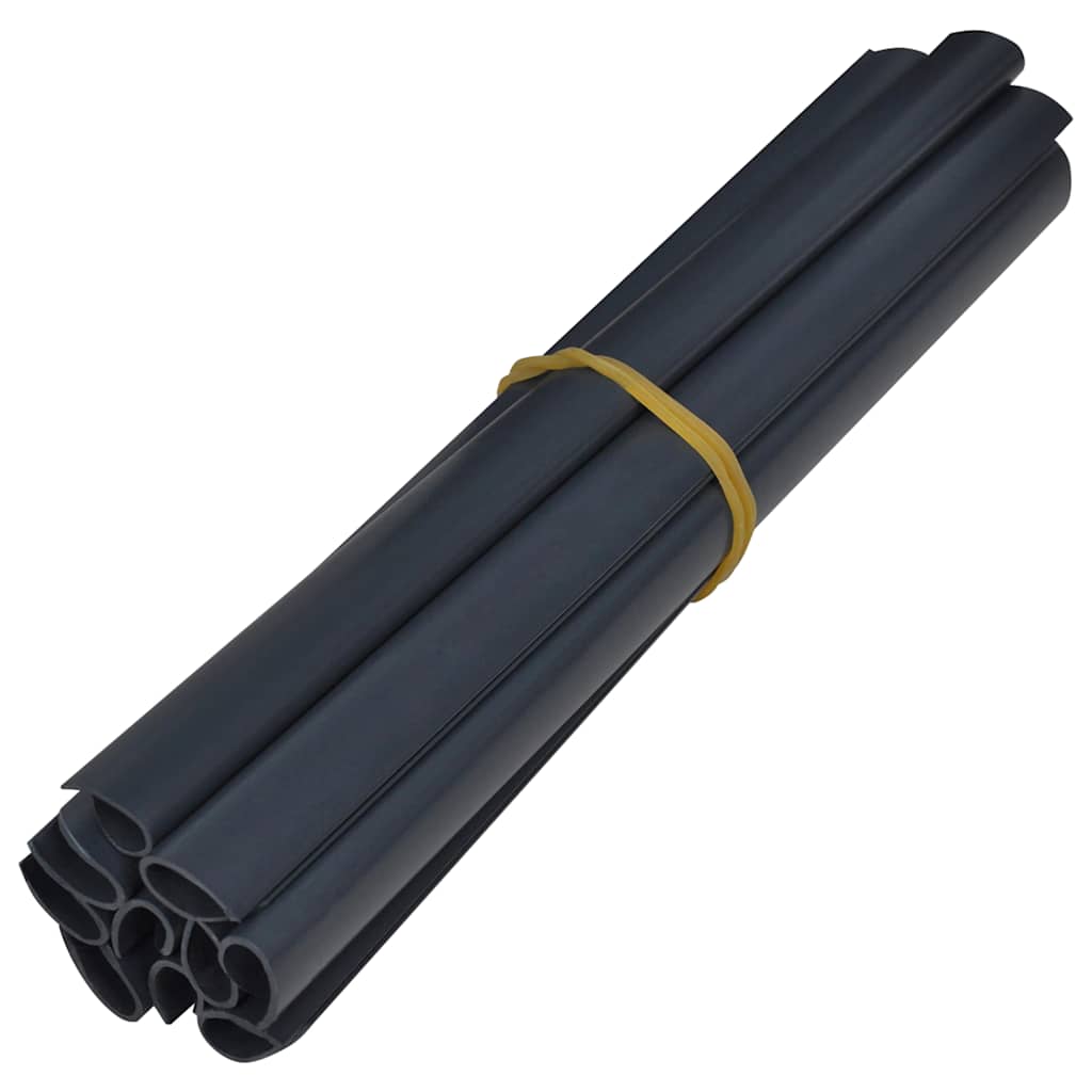 Privatumo juosta, PVC, 35x0,19 m, matinė tamsiai pilka