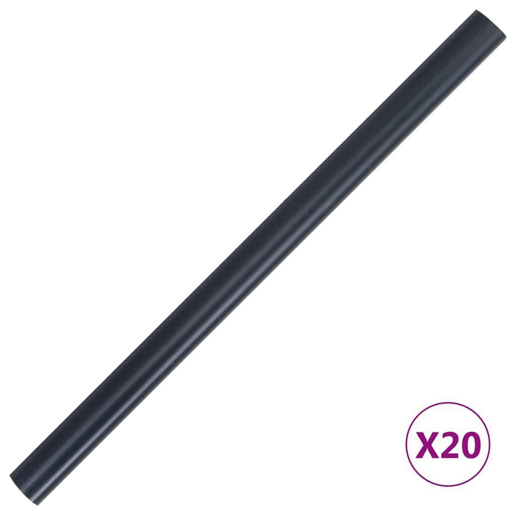 Privatumo juosta, PVC, 35x0,19 m, matinė tamsiai pilka
