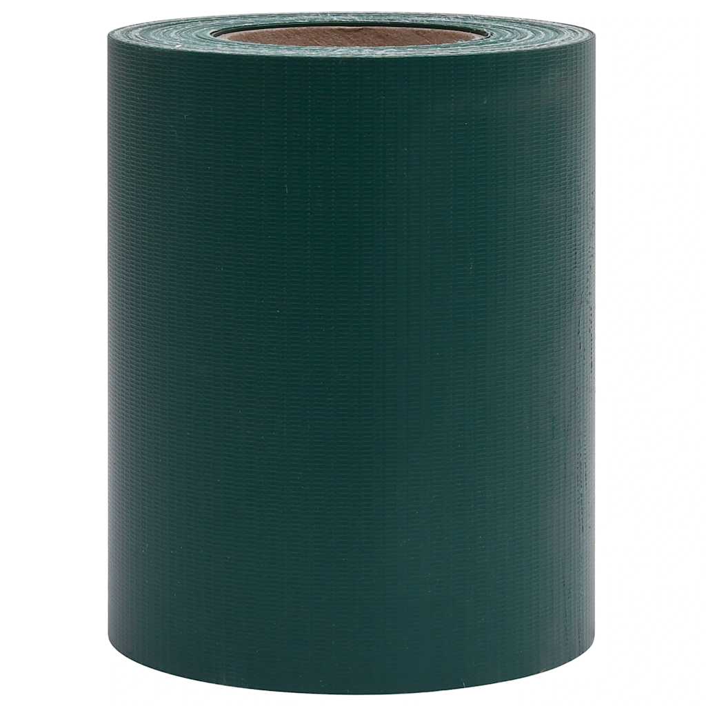 Privatumo suteikianti sodo pertvara, žalia, 35x0,19m, PVC