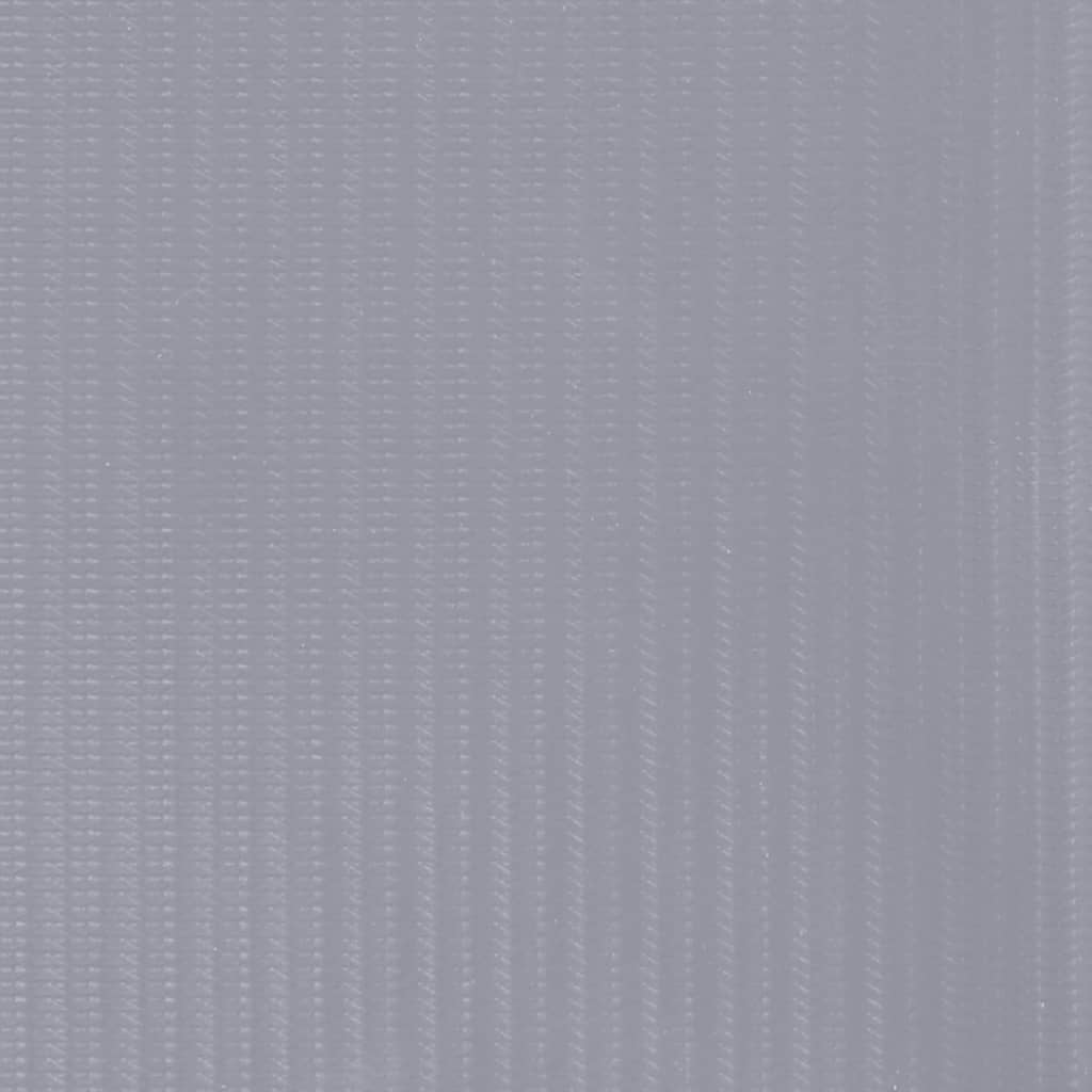 Privātumu nodrošinoši žoga paneļi, 4 gab., pelēki, 35x0,19 m, PVC