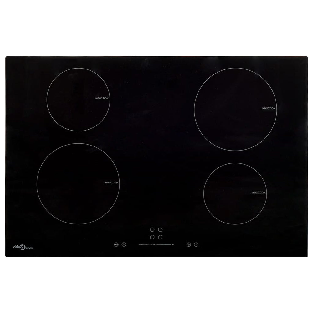 Indukcinė kaitlentė su 4 kaitvietėmis, stiklas, 77cm, 7000W