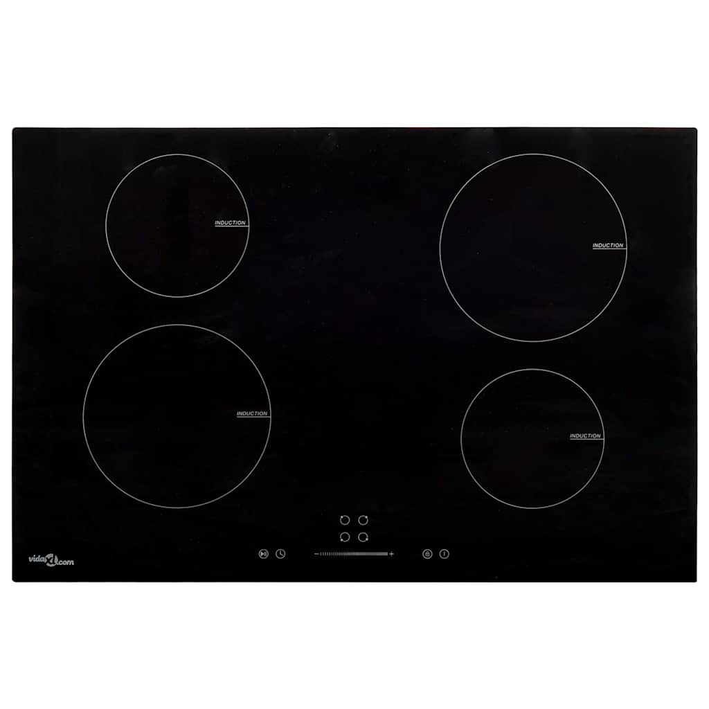 Indukcinė kaitlentė su 4 kaitvietėmis, stiklas, 77cm, 7000W