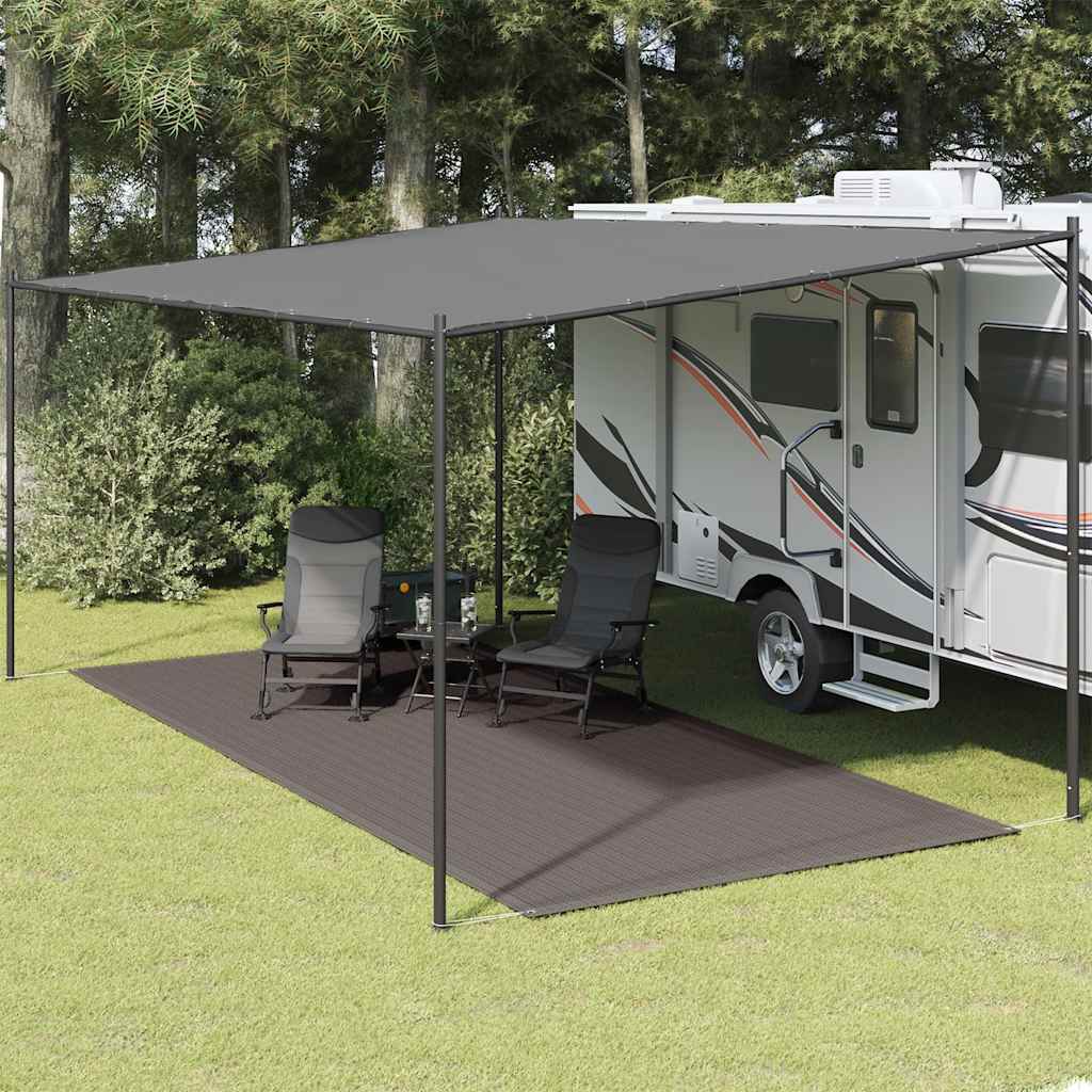 Awning carpet, anthracite, 250x550cm