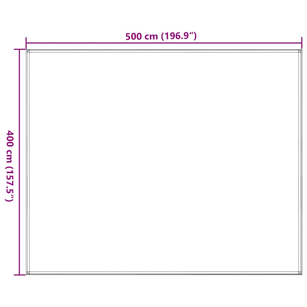 Tent carpet, anthracite, 400x500 cm