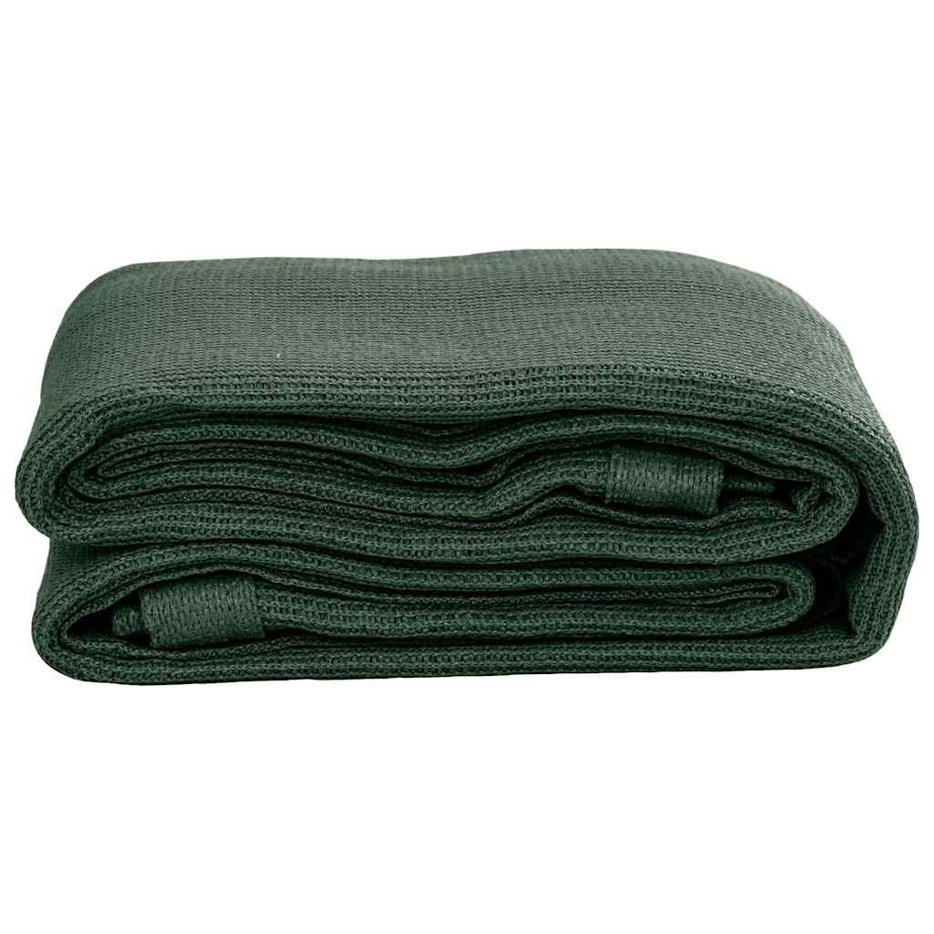 Tent carpet, dark green, 250x550cm, HDPE