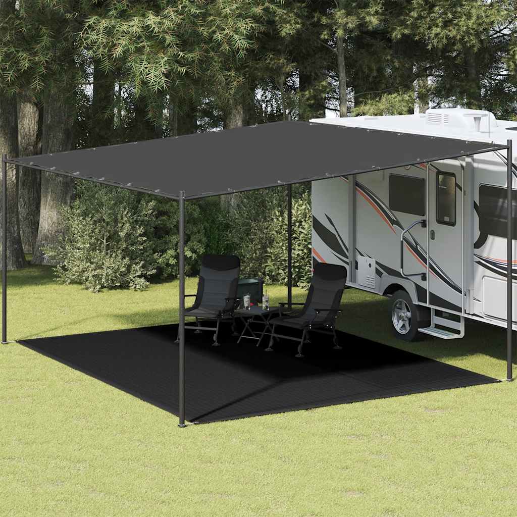 Tent carpet, black, 400x500cm