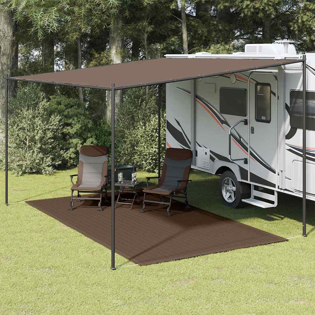 Tent carpet, brown, 250x400cm