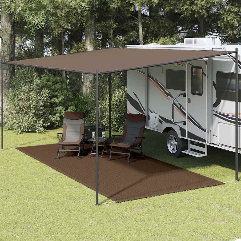 Tent carpet, brown, 250x500cm