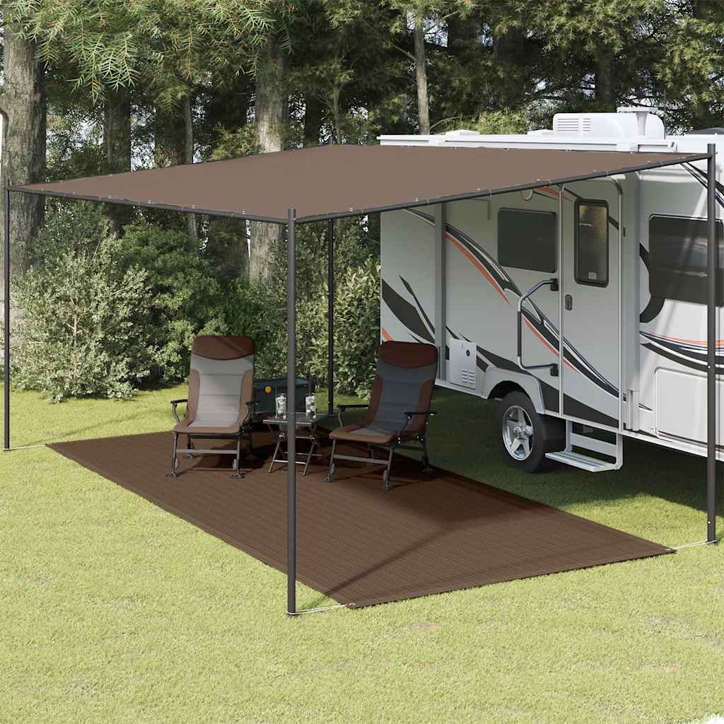 Tent carpet, brown, 250x550cm
