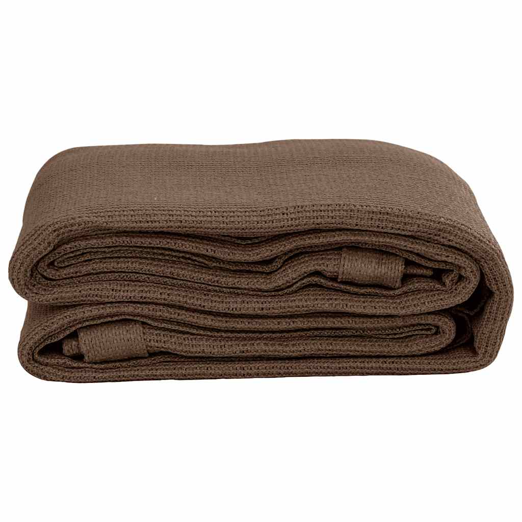 Tent carpet, brown, 400x400cm