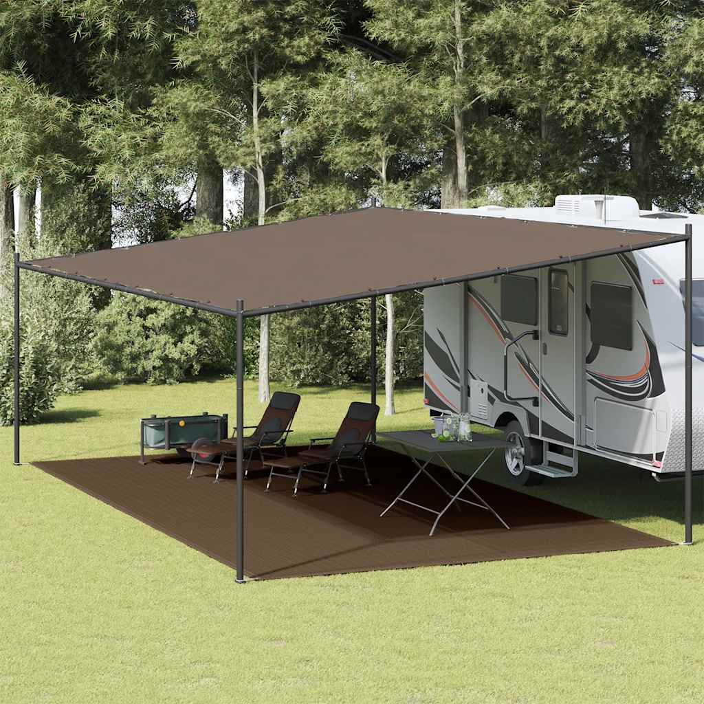 Tent carpet, brown, 400x700cm