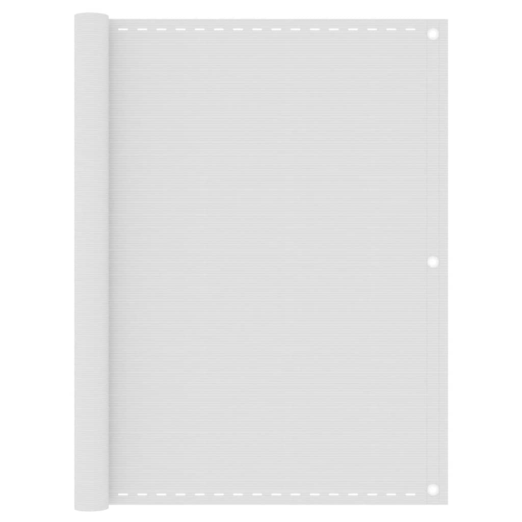 Balkona starpsiena, balta, 120x500cm, HDPE