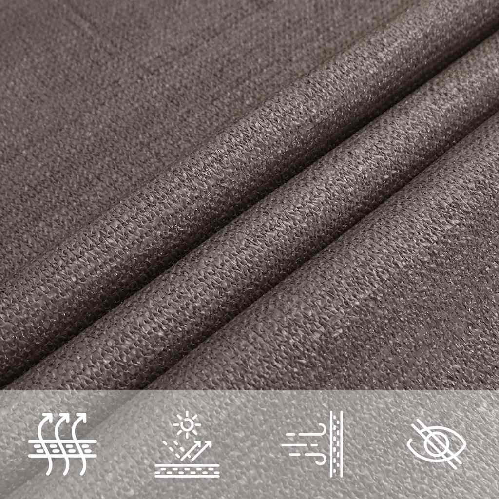 Uždanga nuo saulės, antracito spalvos, 3x3x4,2m, HDPE, 160g/m²