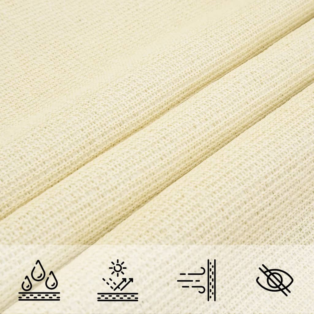 Saules buru nojume, krēmkrāsā, 5x5m, HDPE, 160g/m²