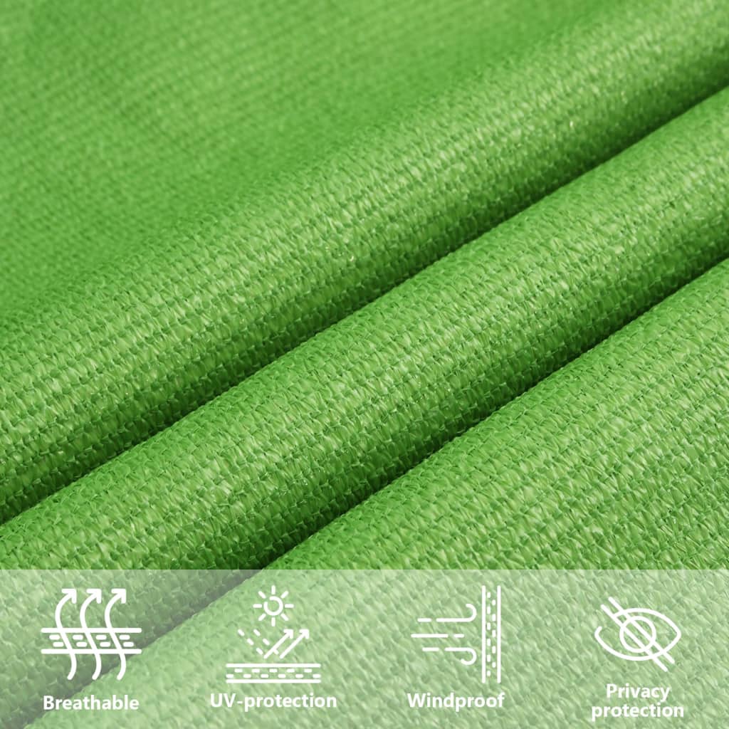 Burė nuo saulės, šviesiai žalios spalvos, 3x3m, HDPE, 160g/m²