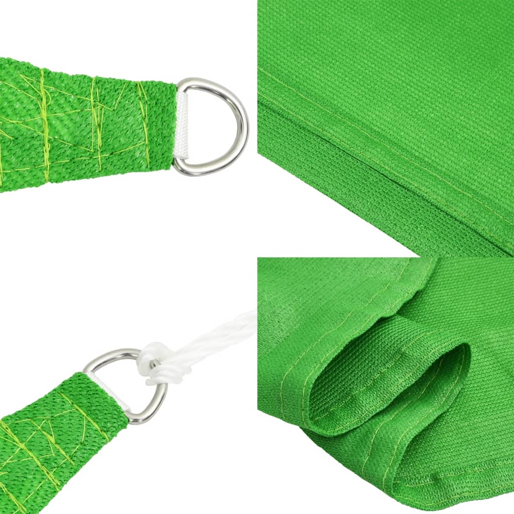 Uždanga nuo saulės, šviesiai žalia, 4,5x4,5m, HDPE, 160g/m²