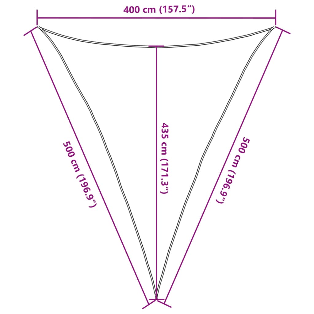 Uždanga nuo saulės, šviesiai žalia, 4x5x5m, HDPE, 160g/m²