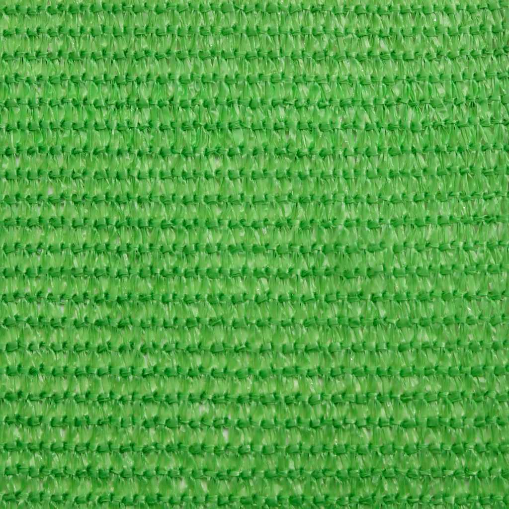 Saulės skėtis, burė, 160 g/m², trapecijos formos, šviesiai žalia, 4/5x4 m, HDPE