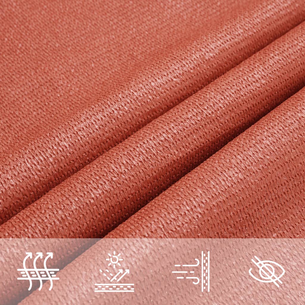 Burė nuo saulės, terakota spalvos, 3,5x5m, HDPE, 160g/m²