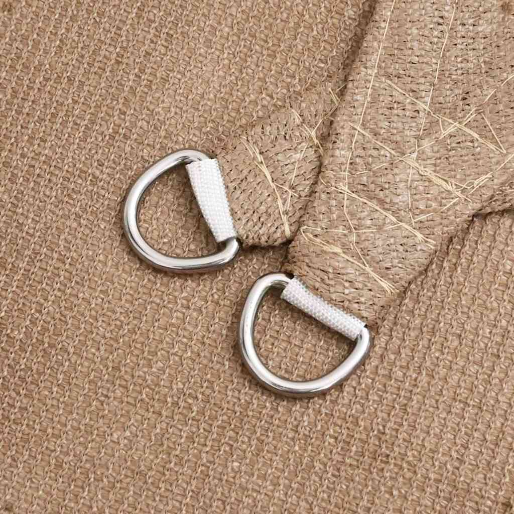 Uždanga nuo saulės, taupe spalvos, 3,5x3,5x4,9m, HDPE, 160g/m²