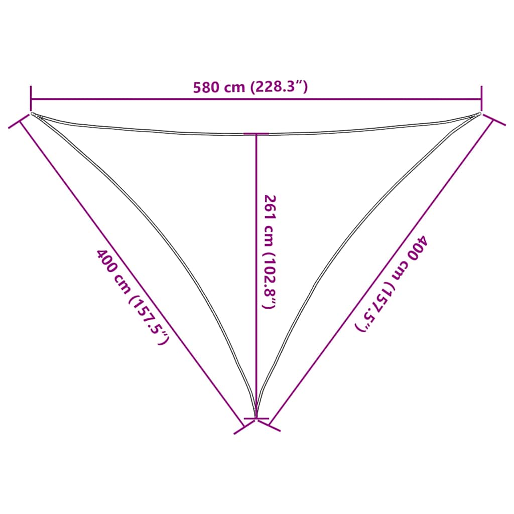Saulessargs, brūnganpelēks, 4x4x5,8m, HDPE, 160g/m²