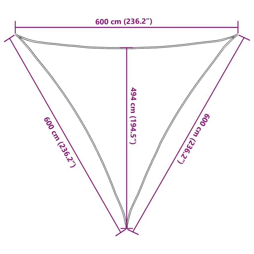 Saulessargs, smilškrāsas, 6x6x6m, HDPE, 160g/m²